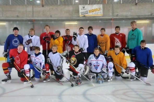 Die Teilnehmer des Mini- und Novizen-Camps in Leysin.