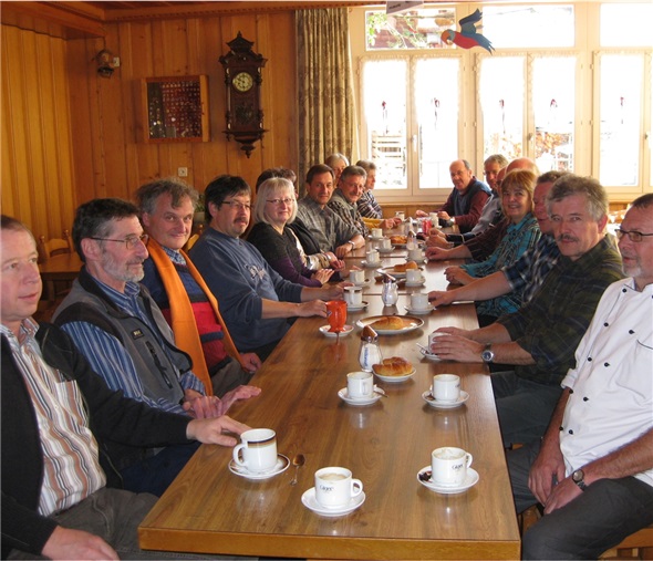 Die TeilnehmerInnen des Jahrgängertreffs 1950–54 trafen sich letzten Samstag.