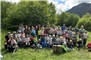 Die Teilnehmerinnen und Teilnehmer des Maibummels konnten das prachtvolle Wetter geniessen.