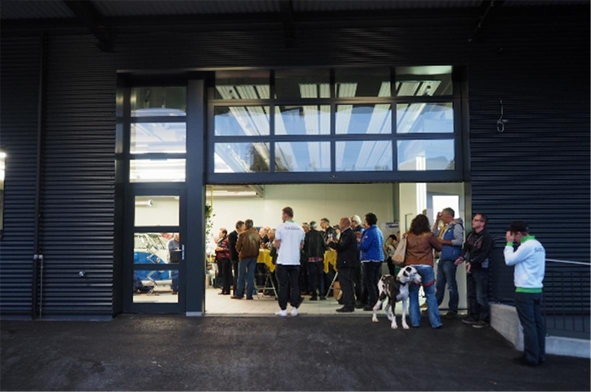 Die Türen standen den Besuchern offen.