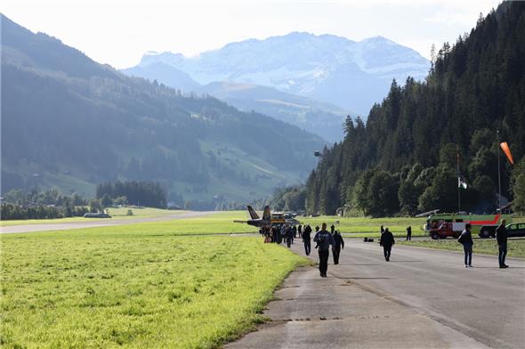 Die Übung begann schon frühmorgens.