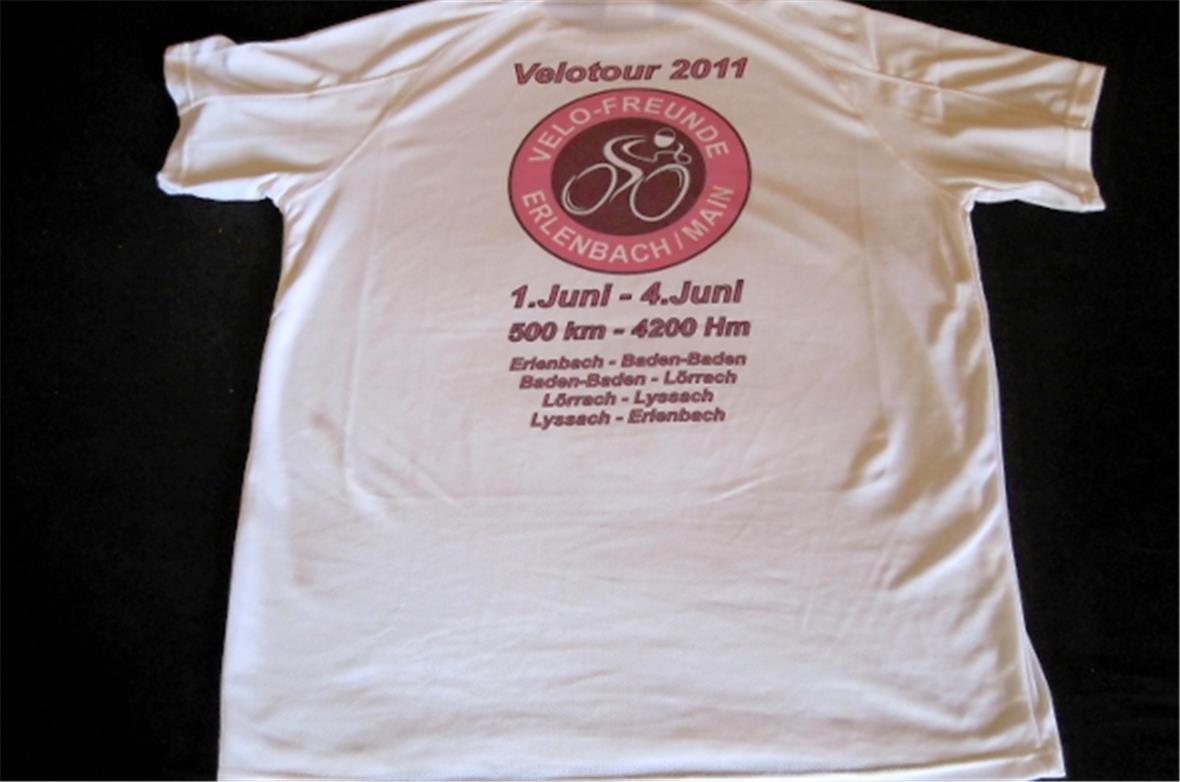 Die Velofreunde aus Erlenbach am Main (D) reisten 2011 auf ihren Stahlrössern in die 500 Kilometer entfernte Simmentaler Gemeinde Erlenbach.