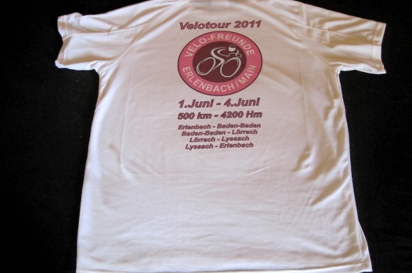 Die Velofreunde aus Erlenbach am Main (D) reisten 2011 auf ihren Stahlrössern in die 500 Kilometer entfernte Simmentaler Gemeinde Erlenbach.