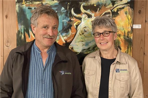 Die Wiedergewählten: Beisitzer Hans Ast und Präsidentin Susanna Stocker.