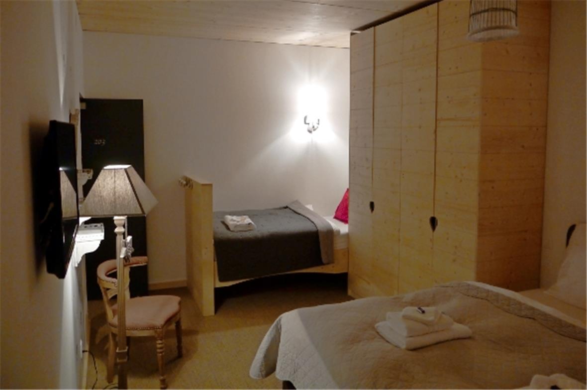 Die Zimmer wurden einfach aber trotzdem angenehm eingerichtet.