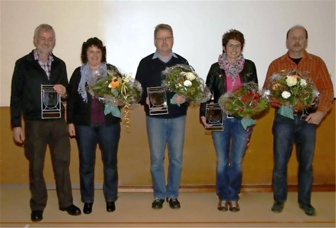 Die abtretenden Gemeinderäte von St.Stephan.