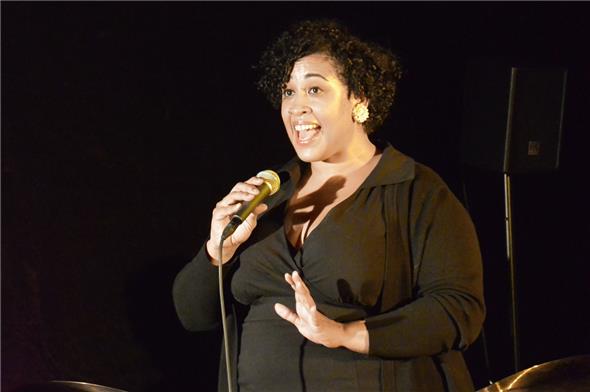 Die amerikanische Jazzsängerin Brandy Butler.