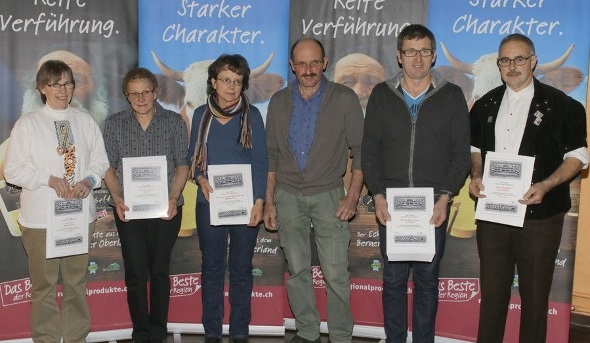 Die anwesenden Geehrten aus dem Niedersimmental und dem Diemtigtal.