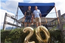 Die beiden Gründer und Erbauer der Ritz-Bar. Christoph Krebs und Marcel Moor.