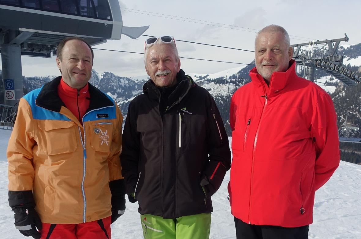 Die beiden Hauptkoordinatoren von Snowsports Thun, Markus Rickli und Urs Blaser,...