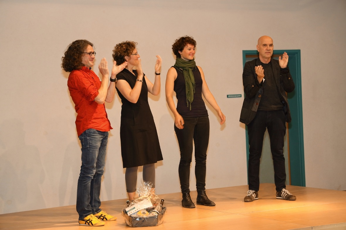 Die beiden Leiter für das Jahr 2019 Christian Berger und Ange Tangermann mit der...