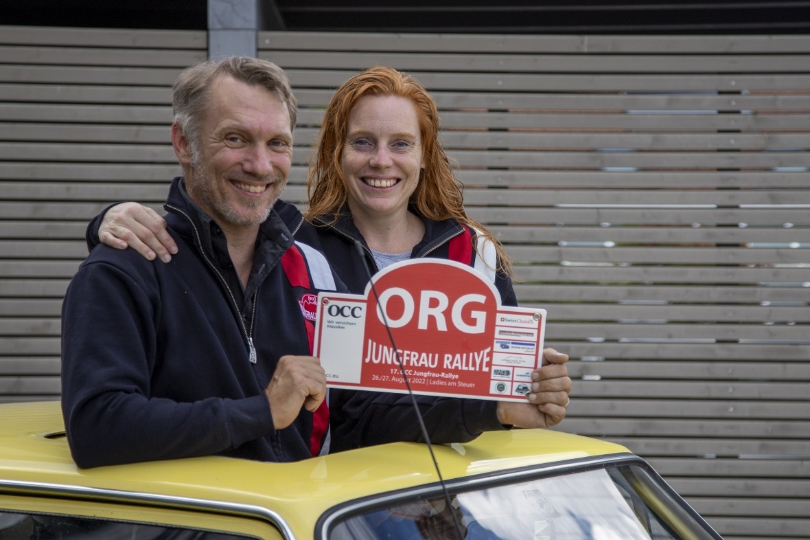 Die beiden Organisatoren Mark und Claudine Siegenthaler.