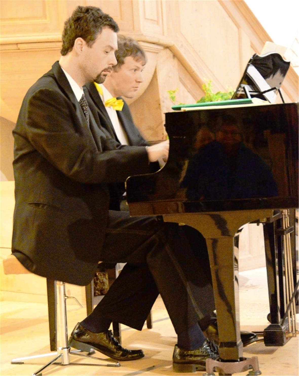 Die beiden Pianisten Reto Reichenbach und Jean-Jacques Schmid.