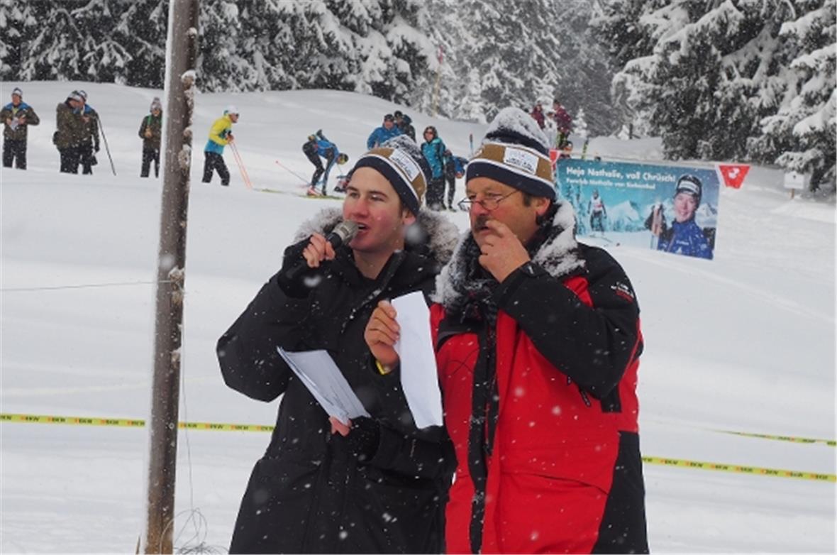 Die beiden Speaker Lukas Kurth (links) und sein Vater Stefan Kurth wechseln sich...