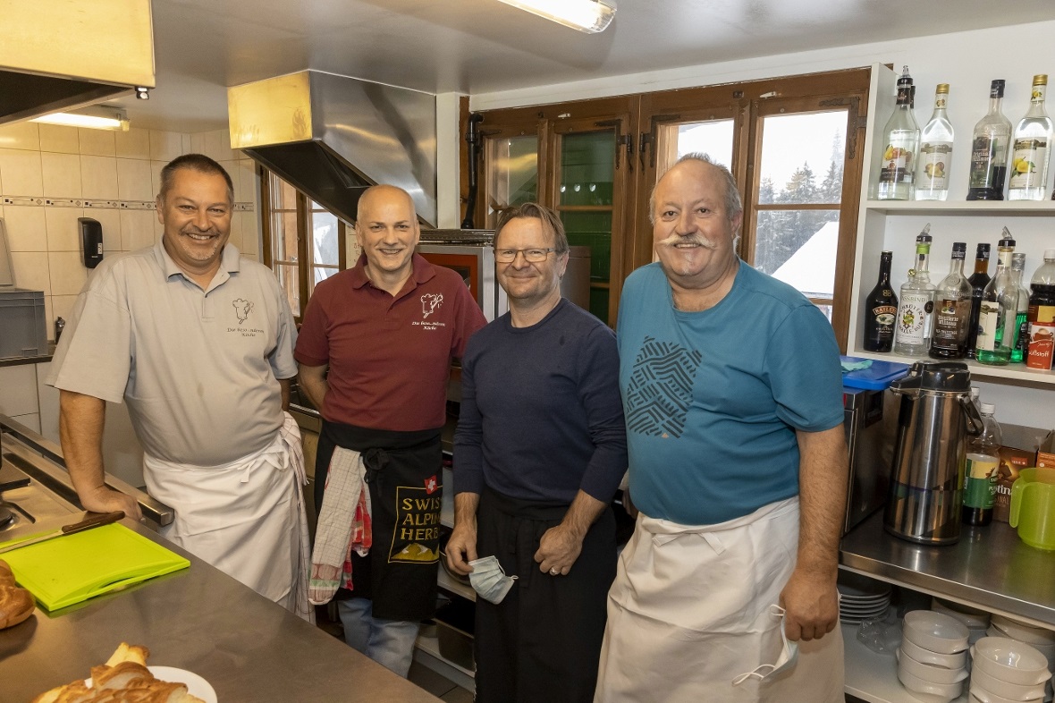 Die besonderen Köche sind Jean-Michel Martin, Markus Wyssmüller, Madi Wyssmüller...