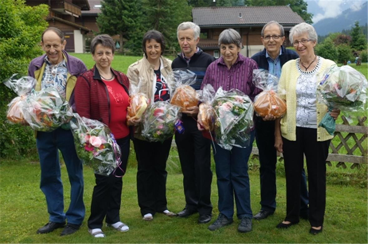 Die bisherige Trägerschaft des Alterspflegeheims Dorfmatte mit Partnern: Peter u...
