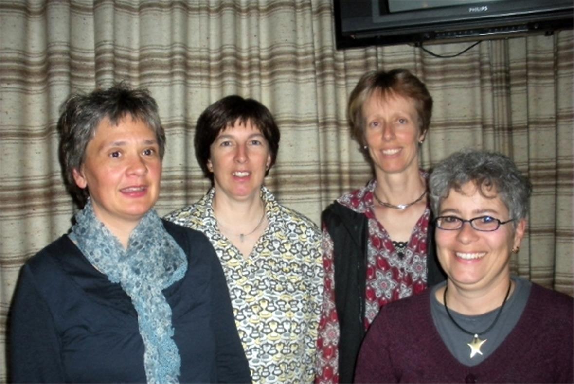 Die drei Scheidenden, Vreni Bieri, Elisabeth Ehrbar und Ursi Annen.