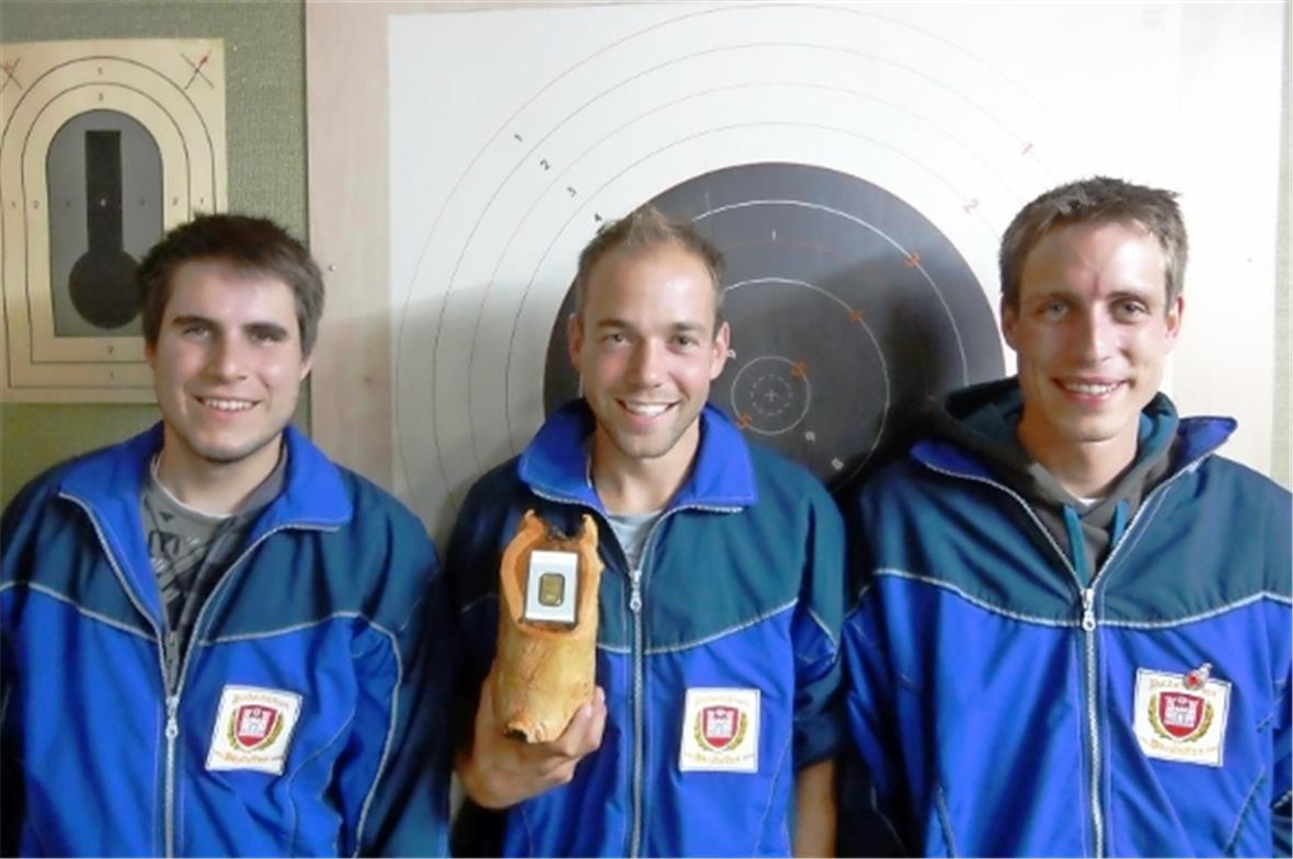 Die drei Sieger Christian Wüthrich, Jörg Ueltschi und Alexander Wüthrich.