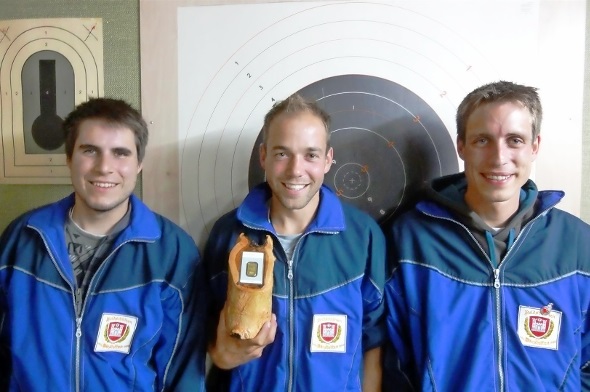 Die drei Sieger Christian Wüthrich, Jörg Ueltschi und Alexander Wüthrich.