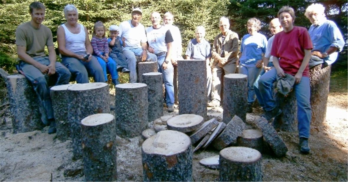 Die einsatzfreudigen Seniorinnen und Senioren.