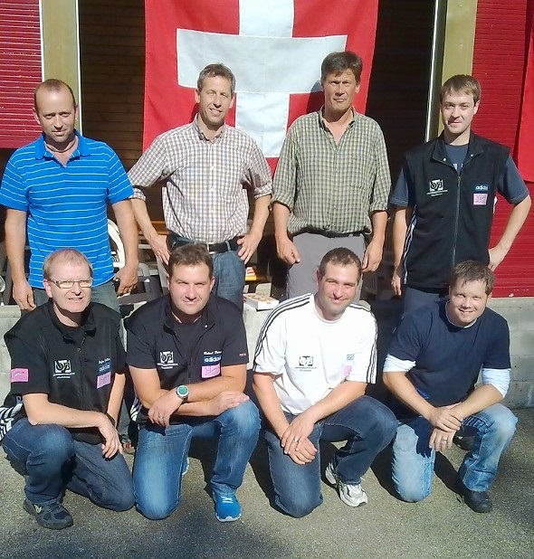 Die erste Mannschaft der Sportschützen Zweisimmen-St. Stephan