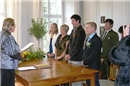 Die erste Ziviltrauung auf Schloss Blankenburg durch Zivilstandsbeamtin Verena B...