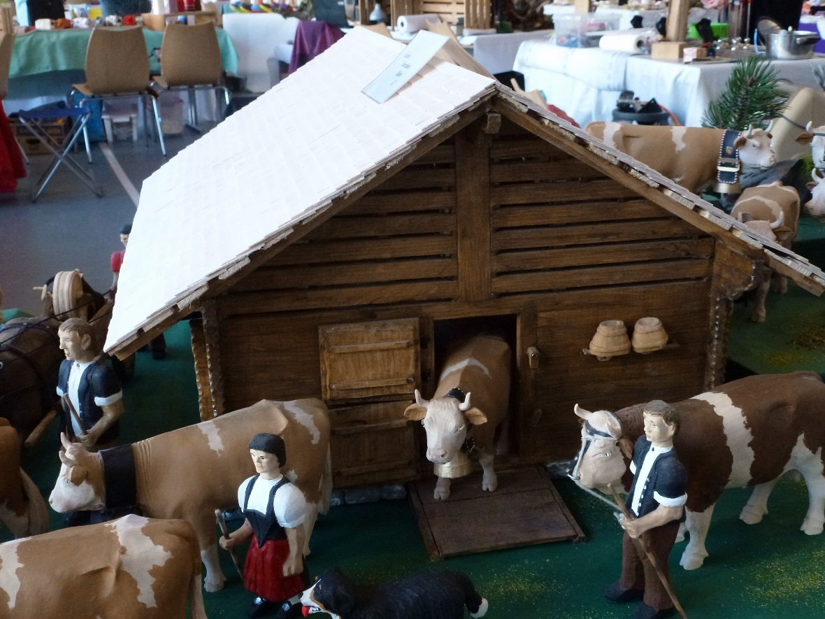 Die famosen Kühe von Carini Bernhard, Spiez sind wieder dabei.