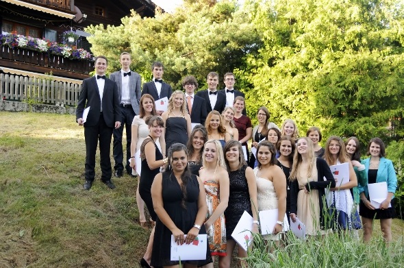 Die frisch diplomierten Kaufleute