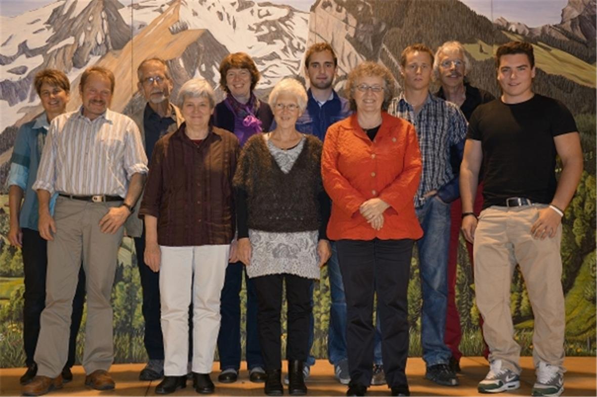 Die geehrten Diemtigtaler und -talerinnen von diesem Jahr.