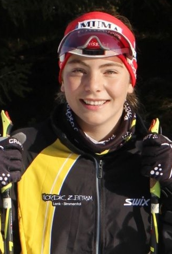 Die glückliche Siegerin Yara Burkhalter