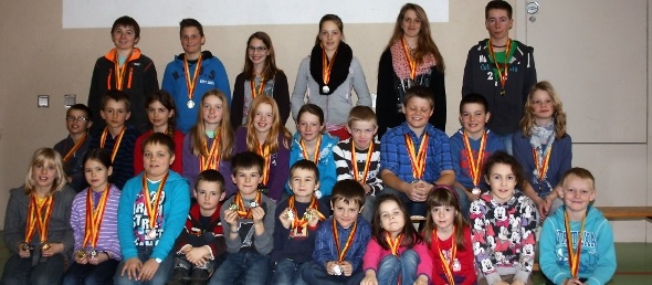 Die glücklichen Gewinner und Gewinnerinnen.