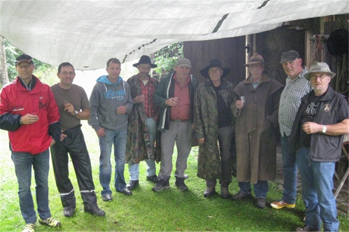 Die illustre Säumertruppe