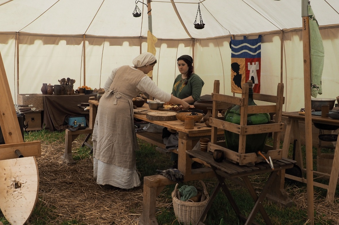 Die mittelalterliche Küche.