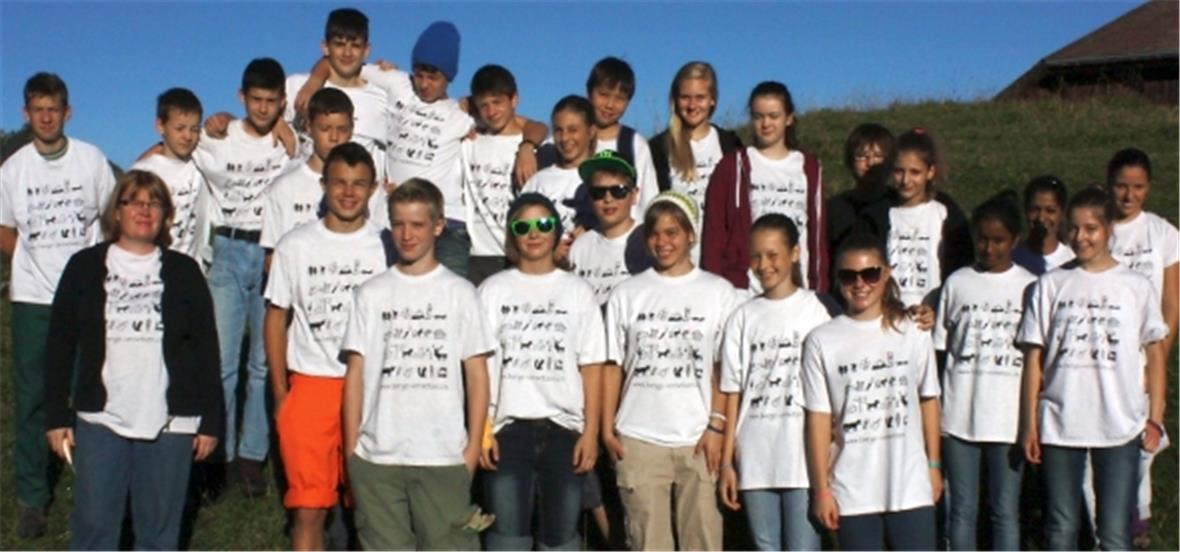 Die motivierte Klasse 3k aus Liestal.