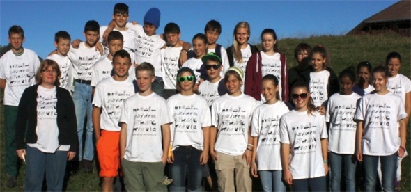 Die motivierte Klasse 3k aus Liestal.