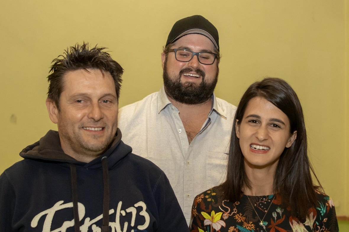 Die neu gewählten von links nach rechts: Emanuel Kammer, Christian Schafroth bei...