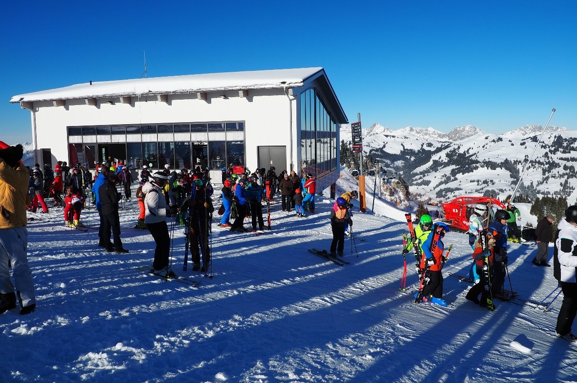 Die neue Bergstation.