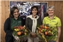 Die neue Präsidentin Sheila Klopfenstein, Jasmin Abbühl (neues Vorstandsmitglied) und die abtretende Präsidentin Susanna Stocker.