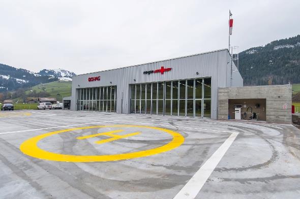 Die neue Rega-Basis in Zweisimmen.