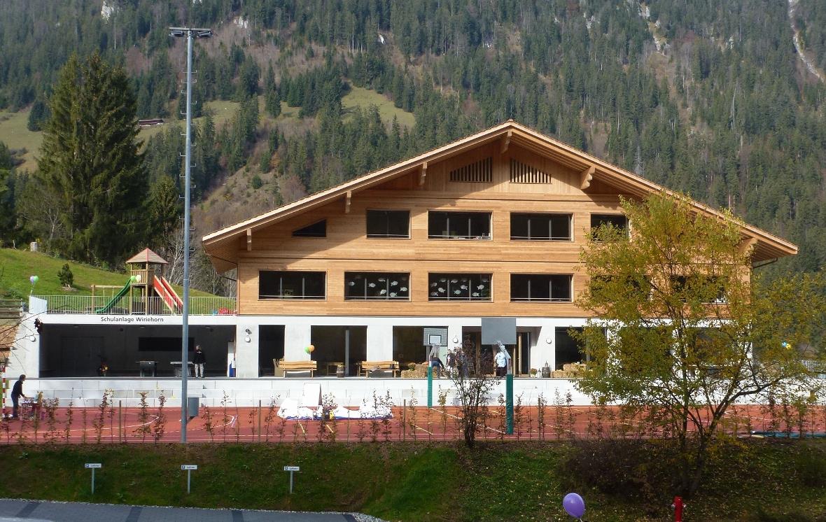 Die neue Schulanlage Wiriehorn.