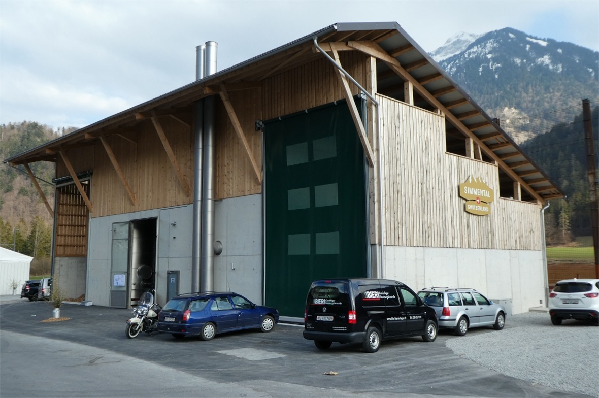 Die neue Wärmezentrale im Burgholz produziert nachhaltige Energie.