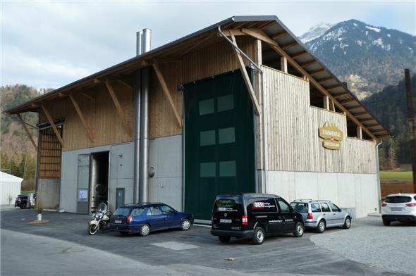 Die neue Wärmezentrale im Burgholz produziert nachhaltige Energie.