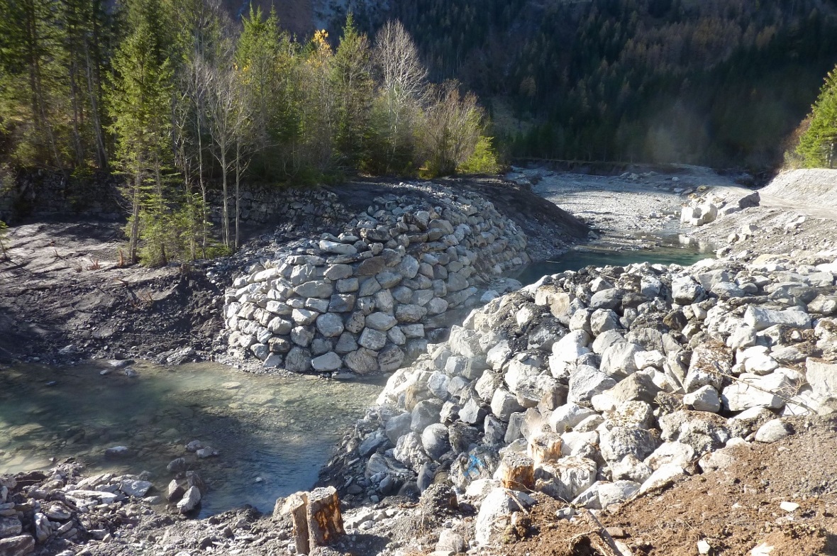 Die neue, modernere Schwappsperre im Rezliberg