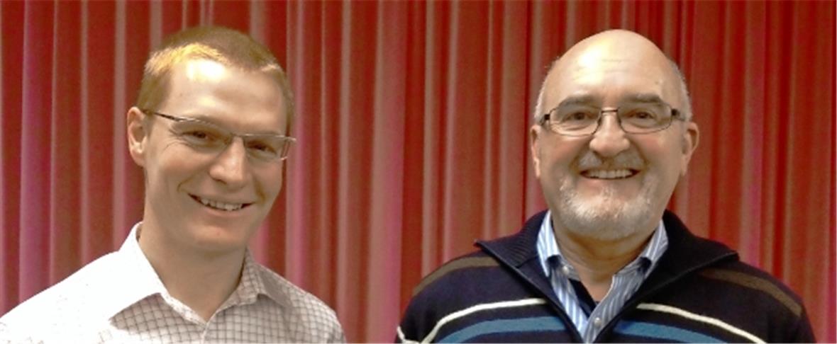 Die neuen Gemeinderatsmitglieder Simon Künzi (links) und Beat Brand.