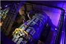 Die rund 25 Tonnen schwere Kaplan-Turbine, wurde am Freitag offiziell gestartet.