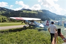 Die silberne Dewoitine D.26 – HB-RAI ist ein einsitziger Schweizer Militärtraine...