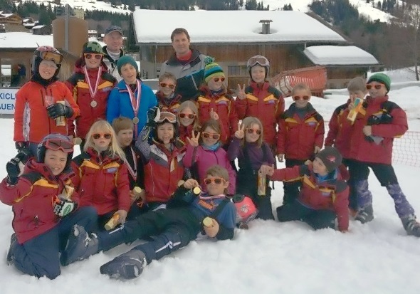 Die stark fahrenden JO-Kinder von Zweisimmen.