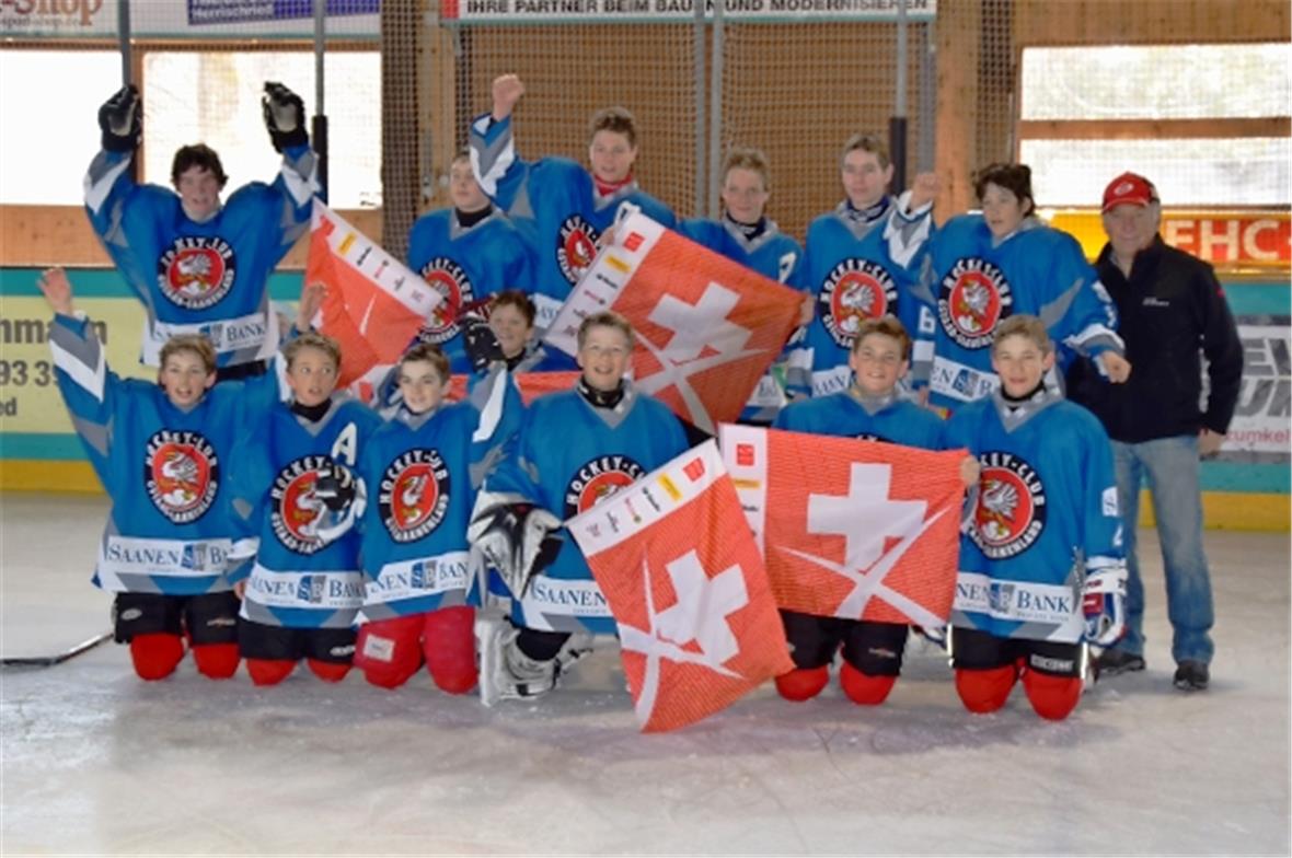 Die strahlenden Gruppensieger Mini B.