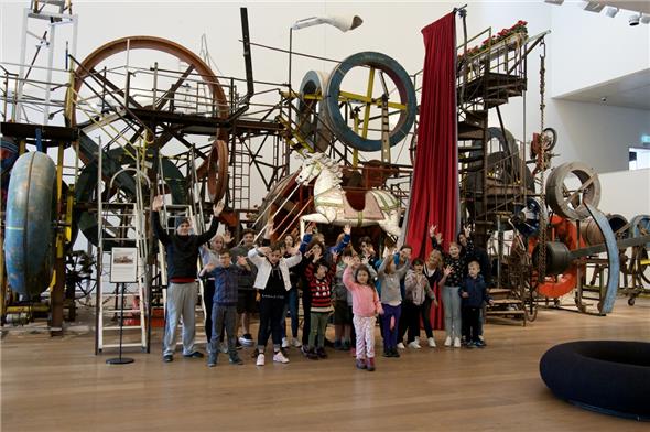 Die super grosse Bewegungsmaschine «Grosse Méta-Maxi-Maxi-Utopie» von 1987.