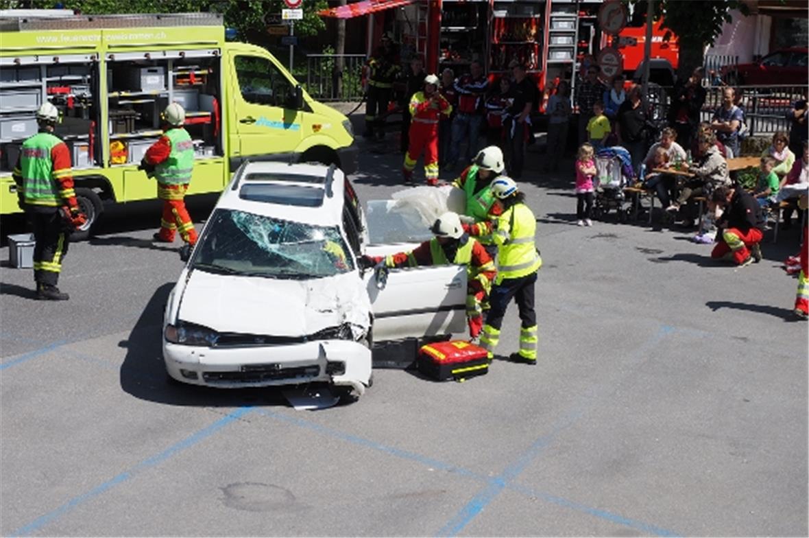 Die verschiedenen Teams arbeiten Hand in Hand.